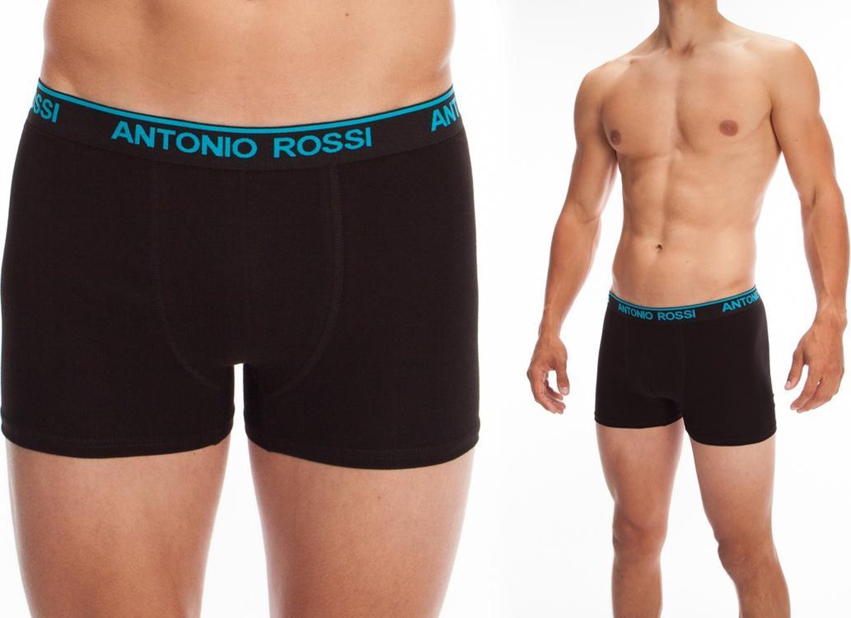 Antonio Rossi Boxershort Heren - Heren Ondergoed - 12 Stuks - Korte Pijp -  Dark - L | bol.com