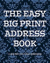 The Easy Big Print Address Book