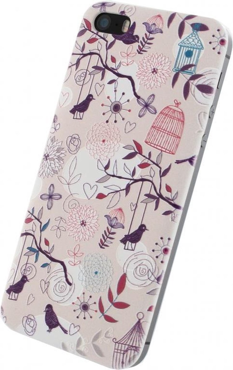 Xccess Click-On Hard Cover Apple iPhone 5/5S Fantasy Birdcage