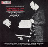 Joseph Szigeti & Bela Bartok Perform Bartok, Debussy, Beethoven