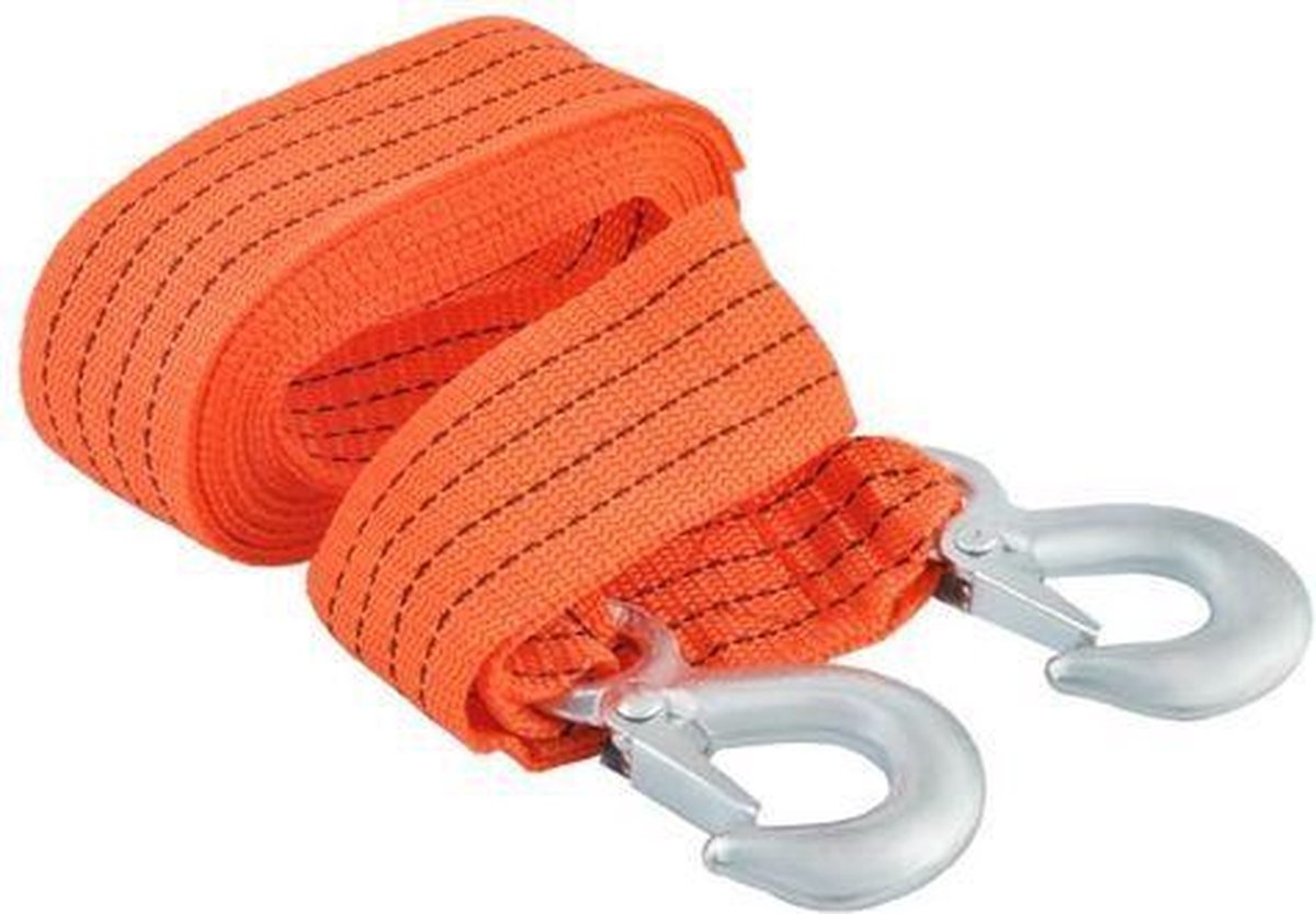 Heavy Duty Sleepkabel - Auto Sleeptouw 2 Ton - 2000 kg - 4 Meter | bol.com