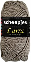 Scheepjeswol Larra 17340 L Taupe. PAK MET 5 BOLLEN a 50 GRAM.