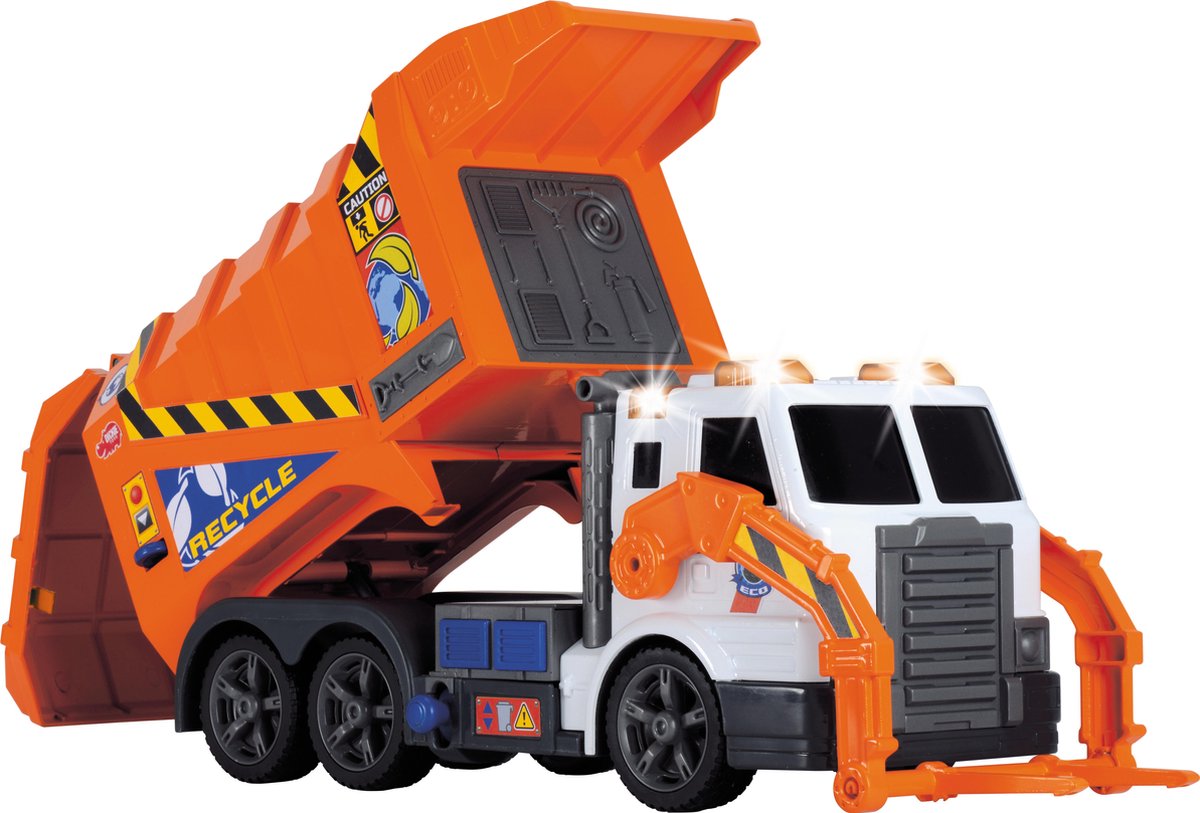 Dickie Toys Vuilniswagen - 46 cm - Geluid & Licht - Speelgoedvoertuig — afbeelding 4