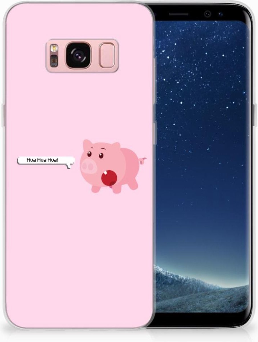 Samsung Galaxy S8 Telefoonhoesje met Naam Pig Mud
