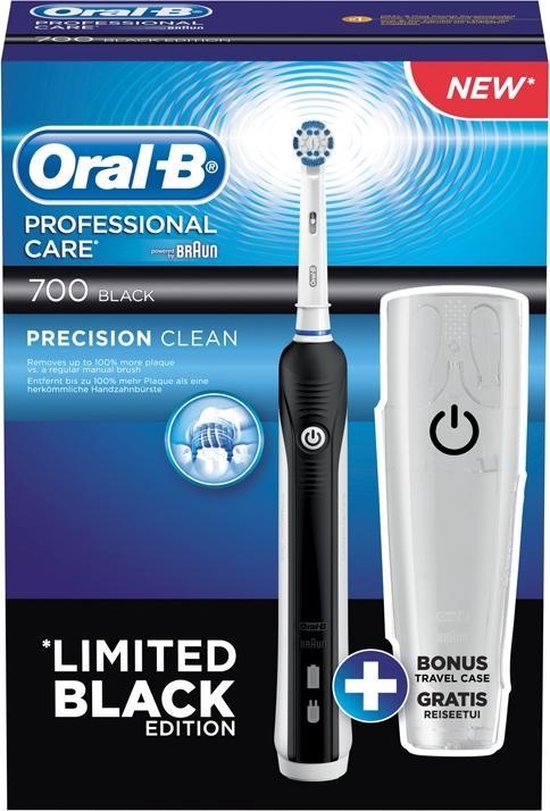 Oral-B Professional Care 700 Roterende-oscillerende tandenborstel Zwart, Wit - Oral B
