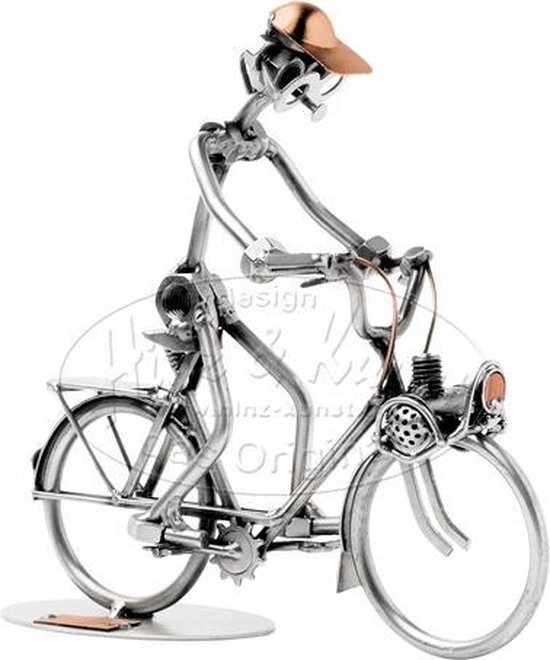 Hinz & Kunst sculptuur beeldje Solex fiets thema cadeaus vervoer