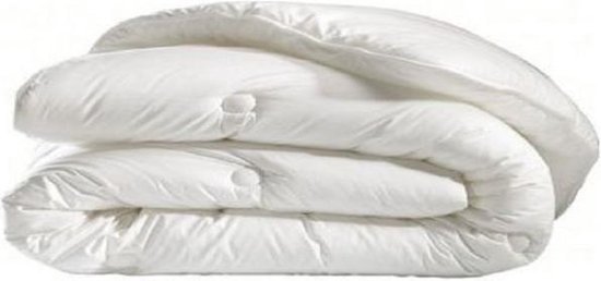 CASABEL Dekbed, 140 x 200 cm, warm, groot, koud, diamant, wit, vulling 700 g/m², hoge holle vezel, behandeling tegen mijten, bacteriën, schimmel, deken voor 1/2 personen