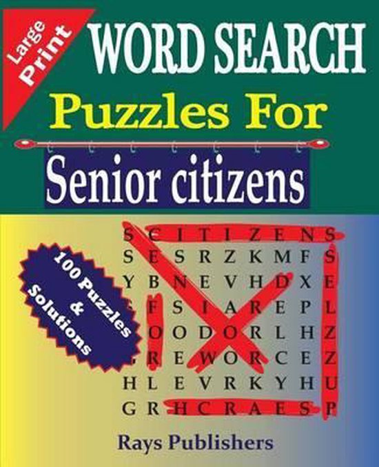 Word Search Puzzles for Senior Citizens, Rays Publishers