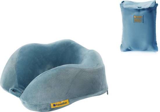 GO TRAVEL ALMOHADA DE VIAJE MEMORY DREAMER AZUL