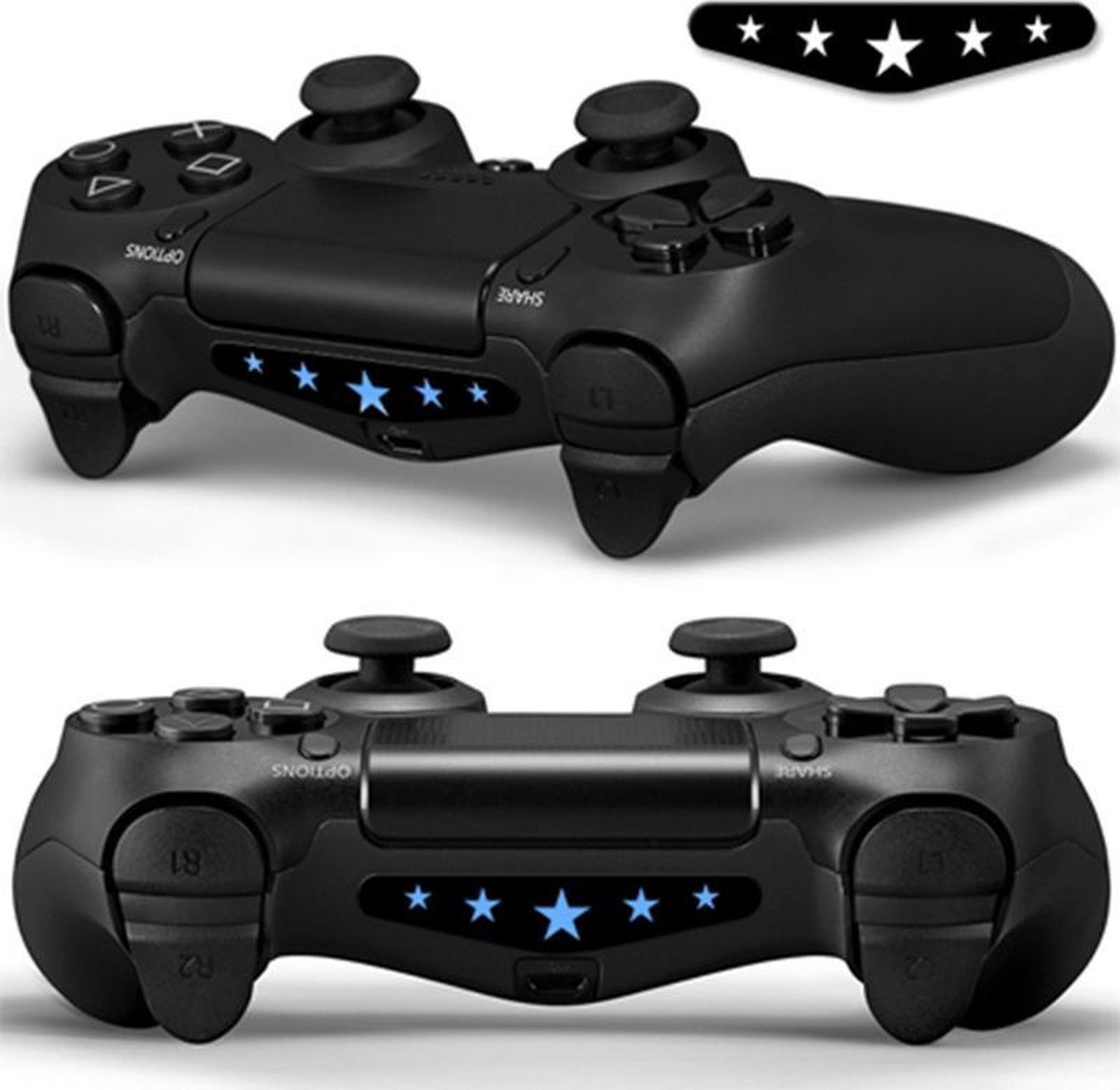PS4 Lightbar sticker voor Playstation 4 - Stars - sterren