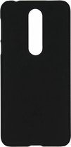 Effen Backcover Nokia 7.1 hoesje - Zwart
