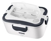 Unold 58850 Lunch container 1.5l Roestvrijstaal Zwart, Wit lunchtrommel