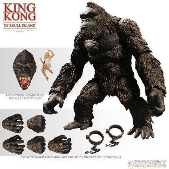 MEZCO King Kong: King Kong of Skull Island 7 inch Action Figure | bol.com