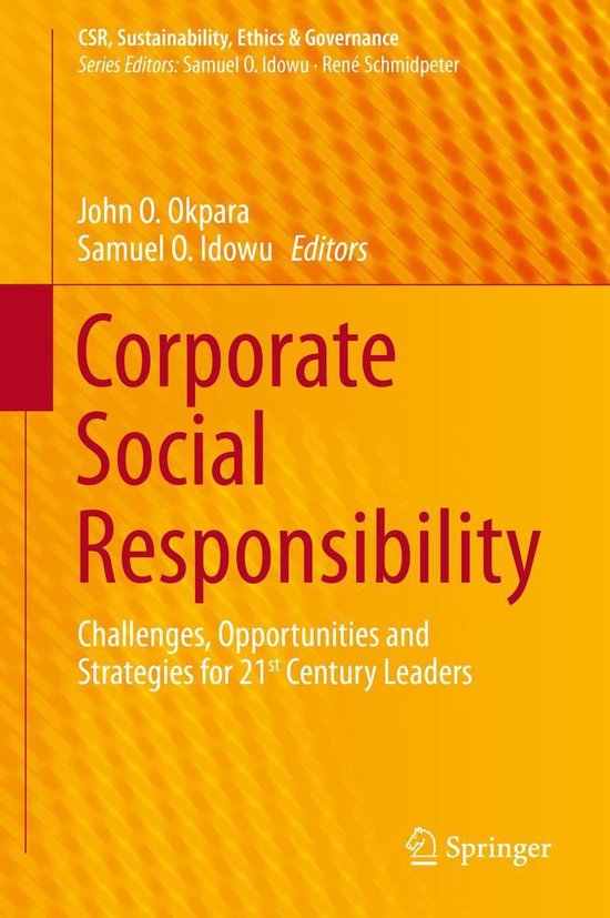 CSR, Sustainability, Ethics & Governance - Corporate Social  ... - cover