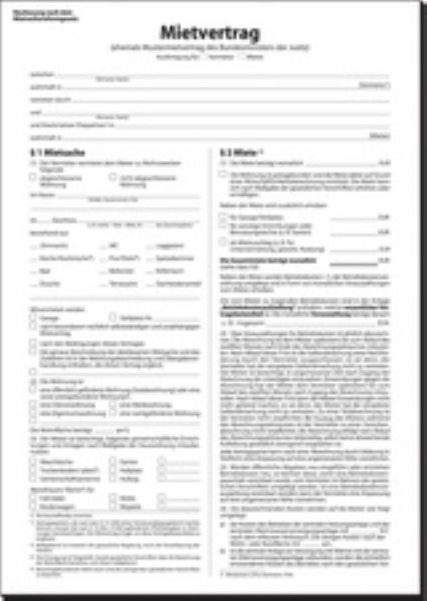 sigel huurcontract MV461, zelfkopiërend, 3×2 vel, 25 stuks