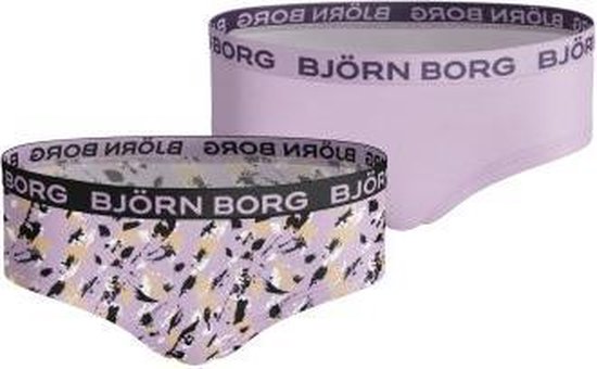 Bjorn Borg Sportonderbroek casual - 2p HIPSTER BB PAINT - roze - vrouwen - 122
