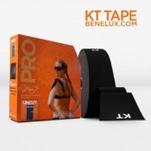 KT Tape PRO - Ongesneden Sporttape zwart - Jumbo roll - 39 meter