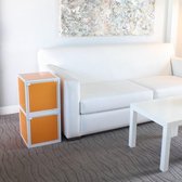 Way Basics Kubussen - Boekenkast - Oranje - zBoard - Set van 2