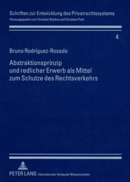 Abstraktionsprinzip und redlicher Erwerb als Mittel zum Schu ... - cover