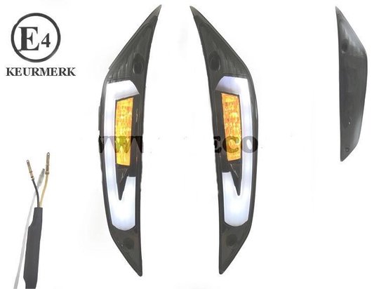 Knipperlichten voor Power1 Led Tube Smoke Piaggio Zip 2000 — afbeelding 4