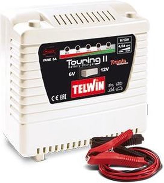 Chargeur de batterie Telwin Touring 11 Tronic 230V 6V / 12V charge et  entretien | bol.com