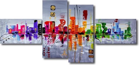 Art4-all - Canvas Schilderij Rainbow Colors - 160x70cm
