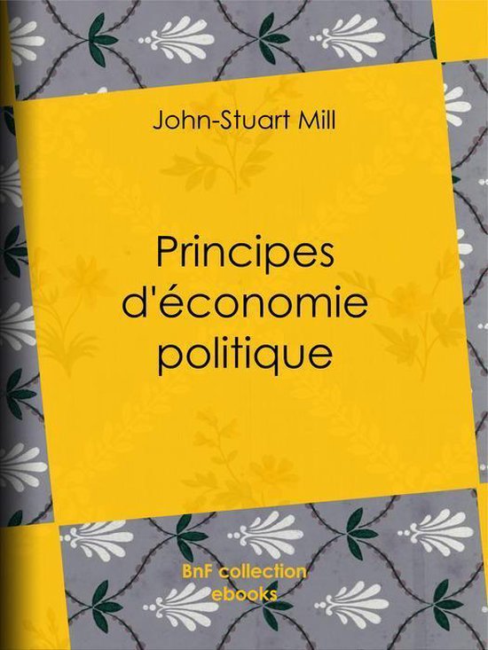 Principes d'économie politique - cover