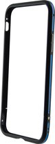 Ksix - Aluminium Bumper voor Iphone X - Zwart en blauw