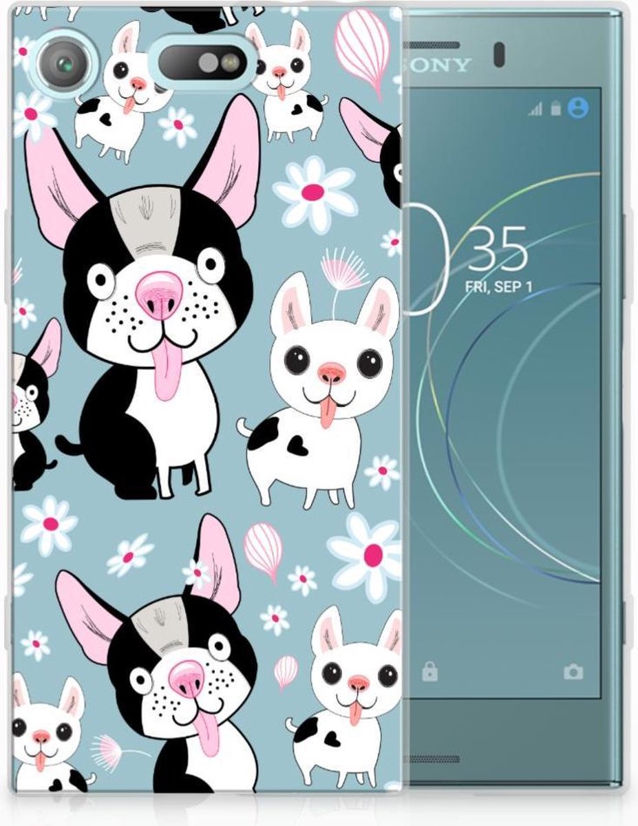 Sony Xperia XZ1 Compact TPU Hoesje Hondjes op Prijzenvolger.com