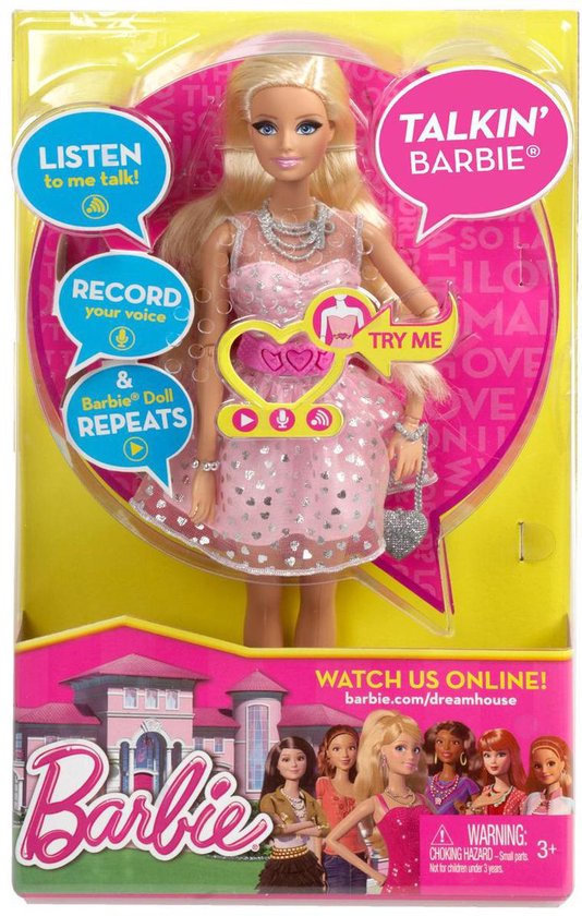 sterk Ik heb het erkend Droogte Dreamhouse Pratende Pop - Barbie (BBX85)Barbie | bol.com