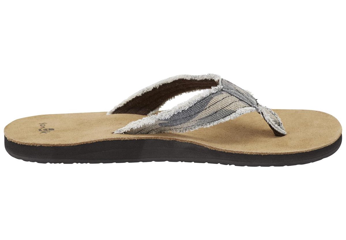 Sanuk fraid not heren sandalen, antraciet, 46 EU