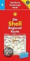 Shell Regionalkarte Deutschland 04. Hamburg, Lüneburger Heide 1 : 150 000