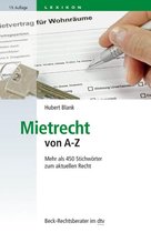 Beck-Rechtsberater im dtv 50790 - Mietrecht von A-Z