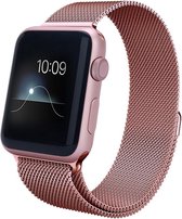Milanees Bandje - Geschikt voor de Apple Watch - Series 1/2/3/4/5 - 38/40mm - roze goud - pink gold