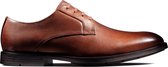 Clarks Ronnie Walk Heren Veterschoenen - British Tan Leather - Maat 45