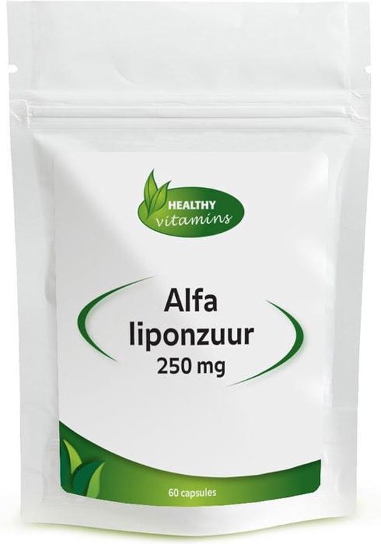 Foto: Alfa liponzuur 60 capsules 250 mg