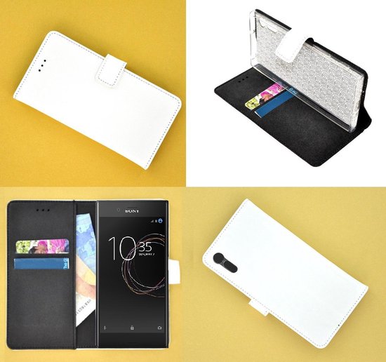 Sony Xperia XZs Wallet Bookcase smartphone hoesje - effen wit