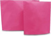 Papieren verzendzakken Roze 48 + 12 x 37 cm (Webshop Kleding) - 20 stuks