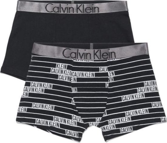 Calvin Klein 2-Pack Boys Black - White-158-164 | bol.com