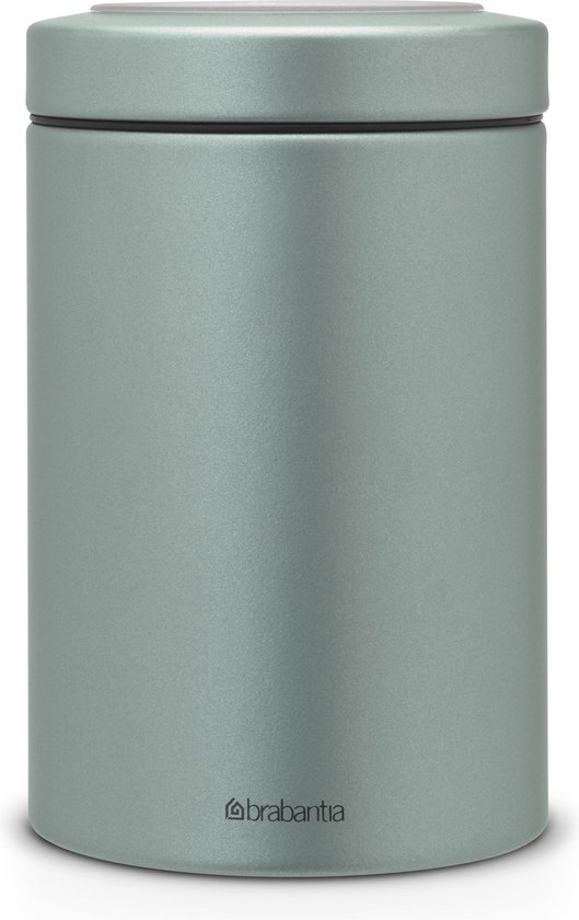 Brabantia Voorraadbus met Vensterdeksel - 1,4 l - Metallic Mint bol.com