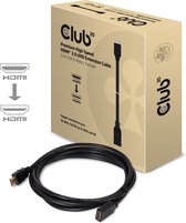 club3D CAC-1321 HDMI-kabel HDMI Verlengkabel HDMI-A-stekker, HDMI-A-bus 3.00 m Zwart 4K UHD
