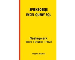 Omslag van Spiekboekje Excel Query SQL