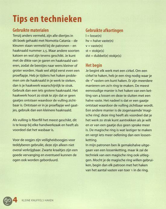 Kleine knuffels haken