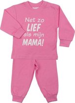 Fun2Wear Zo lief als mama Pyjama Pink maat 98