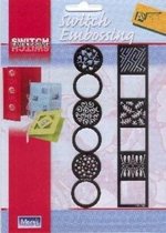 Switch Embossing Stencil - Border Circle/square