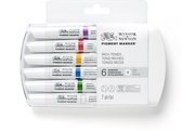 Winsor & Newton Pigment Marker set 6 kleuren Richt Tones