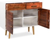 Dressoir 90x33,5x83 cm massief acaciahout (incl. vloerviltjes)