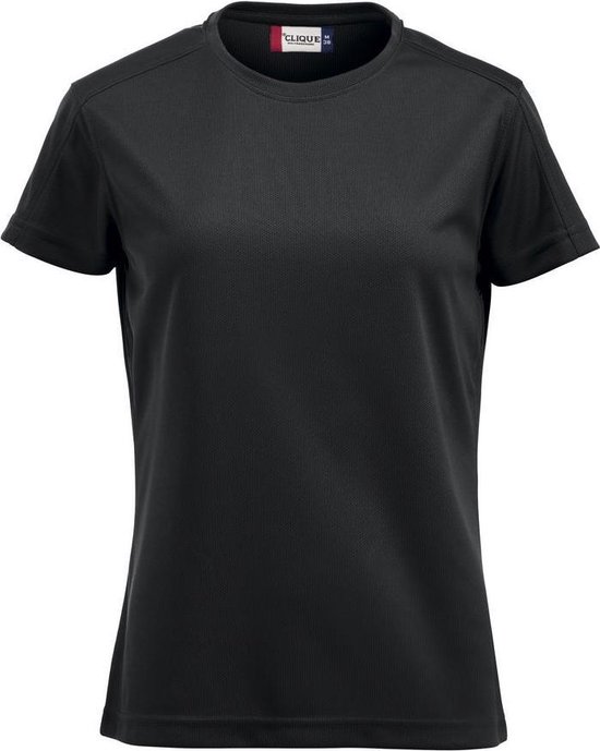 Ice-T t-shirt ds polyester 150 g/m² zwart s/36