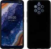 Pearlycase Zwart TPU Siliconen case hoesje voor Nokia 9 PureView