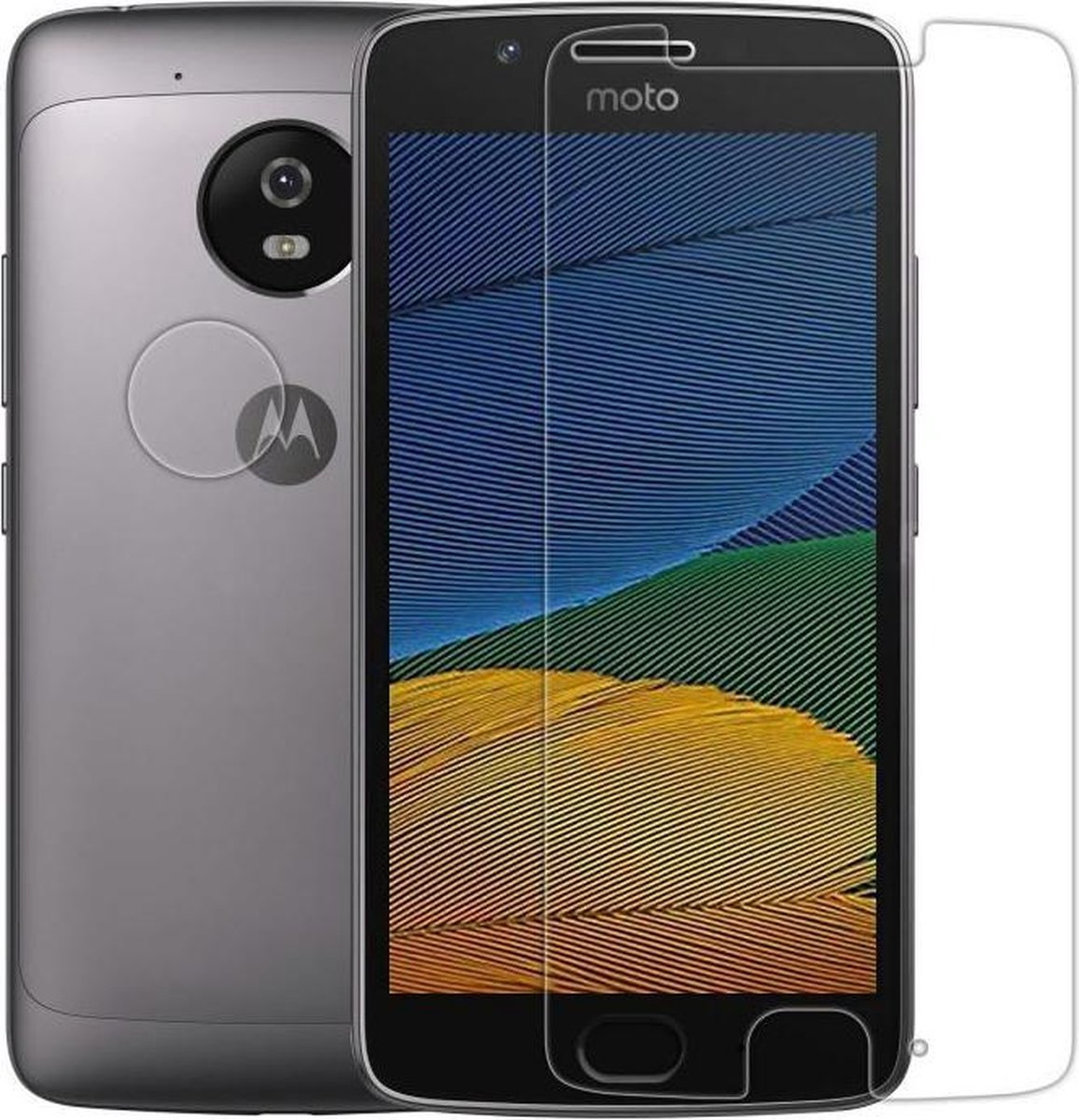 2 Stuks Pack Geschikt voor Motorola G5 Screen protector Anti barst Tempered glass